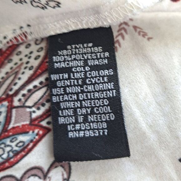 Sanctuary Belle Boho Peasant Deep V Long Sleeve Floral Top Blouse - Picture 6 of 6